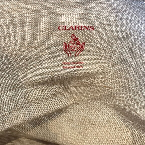 Clarins Nature Beige Colour Summer Tote Bag New with Tags - Picture 3 of 5